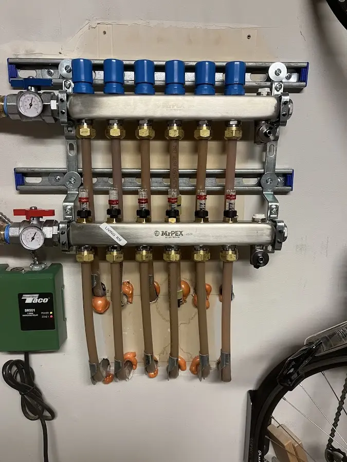 Plumber performing Leak Detection at a residential property in Lakeland Village